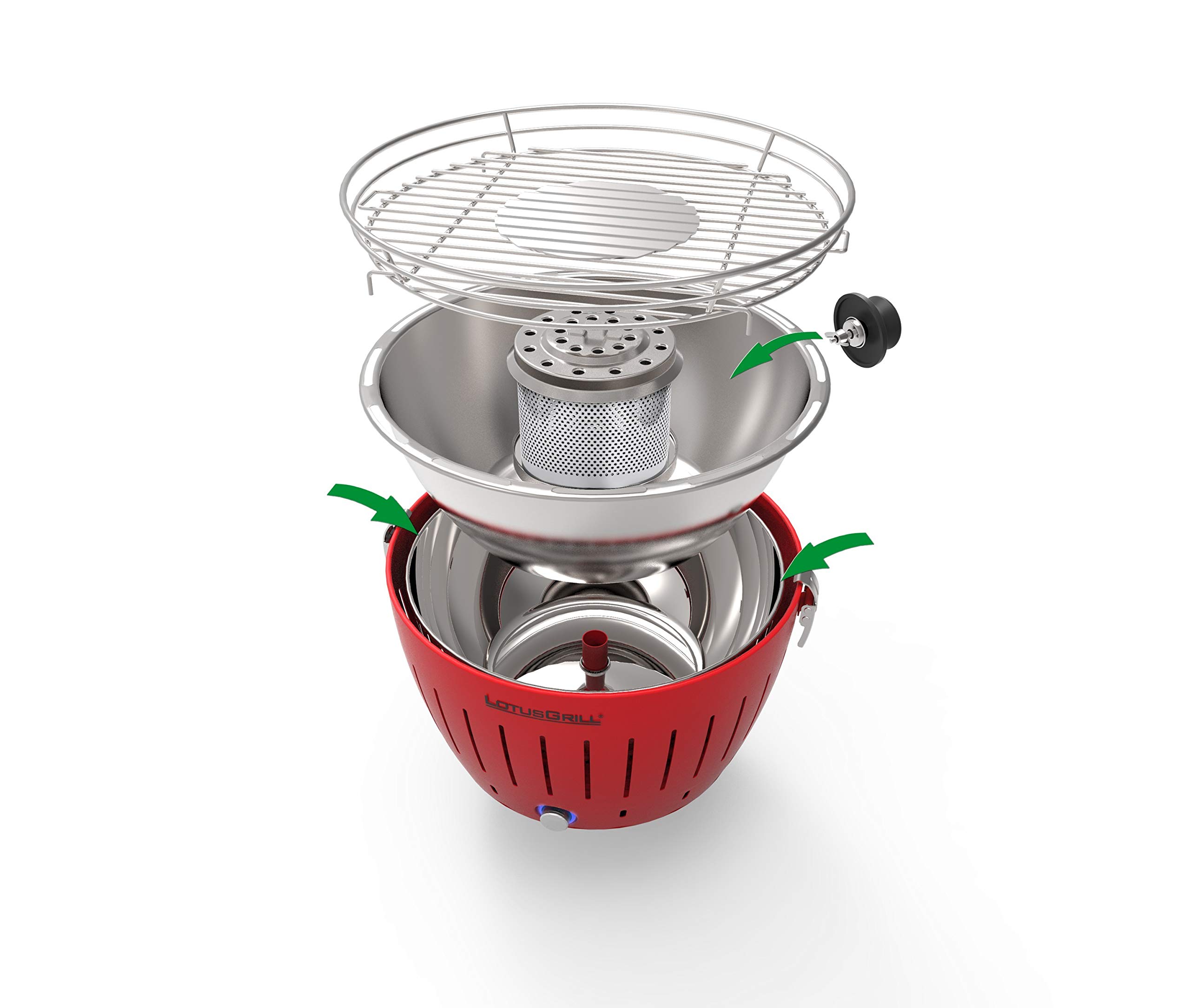 lotusgrill-grillhaube-small-g280-edelstahl-mit-thermometer image 5
