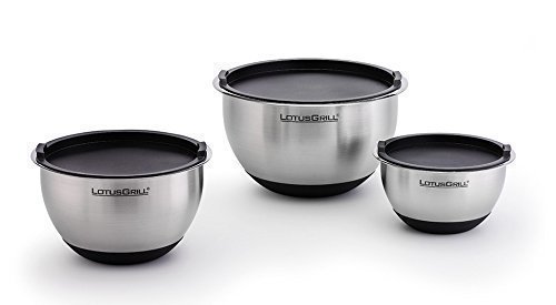 lotusgrill-frischhaltesch-ssel-set-3-teilig-16-20-24-cm-edelstahl-mit-deckel image 1