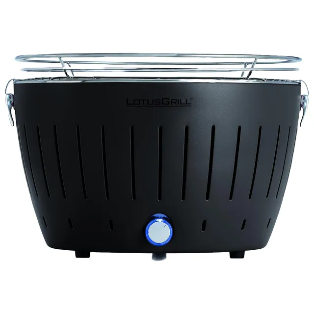 lotusgrill-classic-g340-anthrazitgrau-raucharmer-holzkohlegrill-tischgrill-mit-u image 1