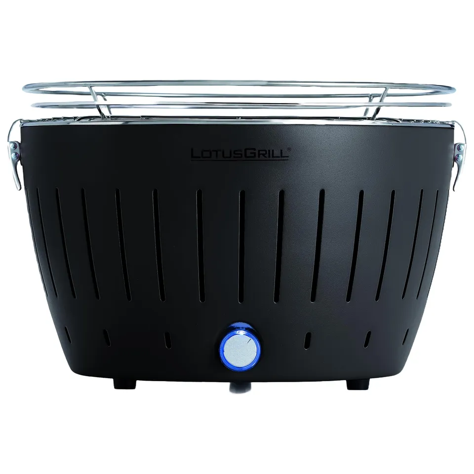 lotusgrill-classic-g340-anthrazitgrau-raucharmer-holzkohlegrill-tischgrill-mit-u image 1