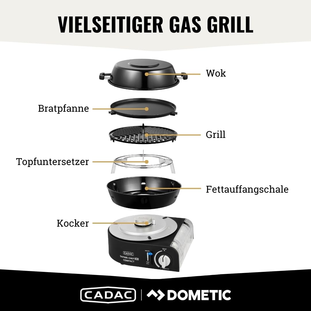 cadac-safari-chef-compact-30-gasgrill-tragbarer-gas-barbecue-50-mbar-aus-stahl-a image 3