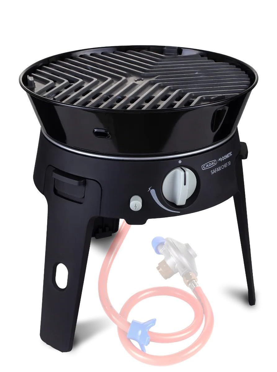 cadac-safari-chef-30-lp-deluxe-gasgrill-pizzastein-pro-30-bundle image 4