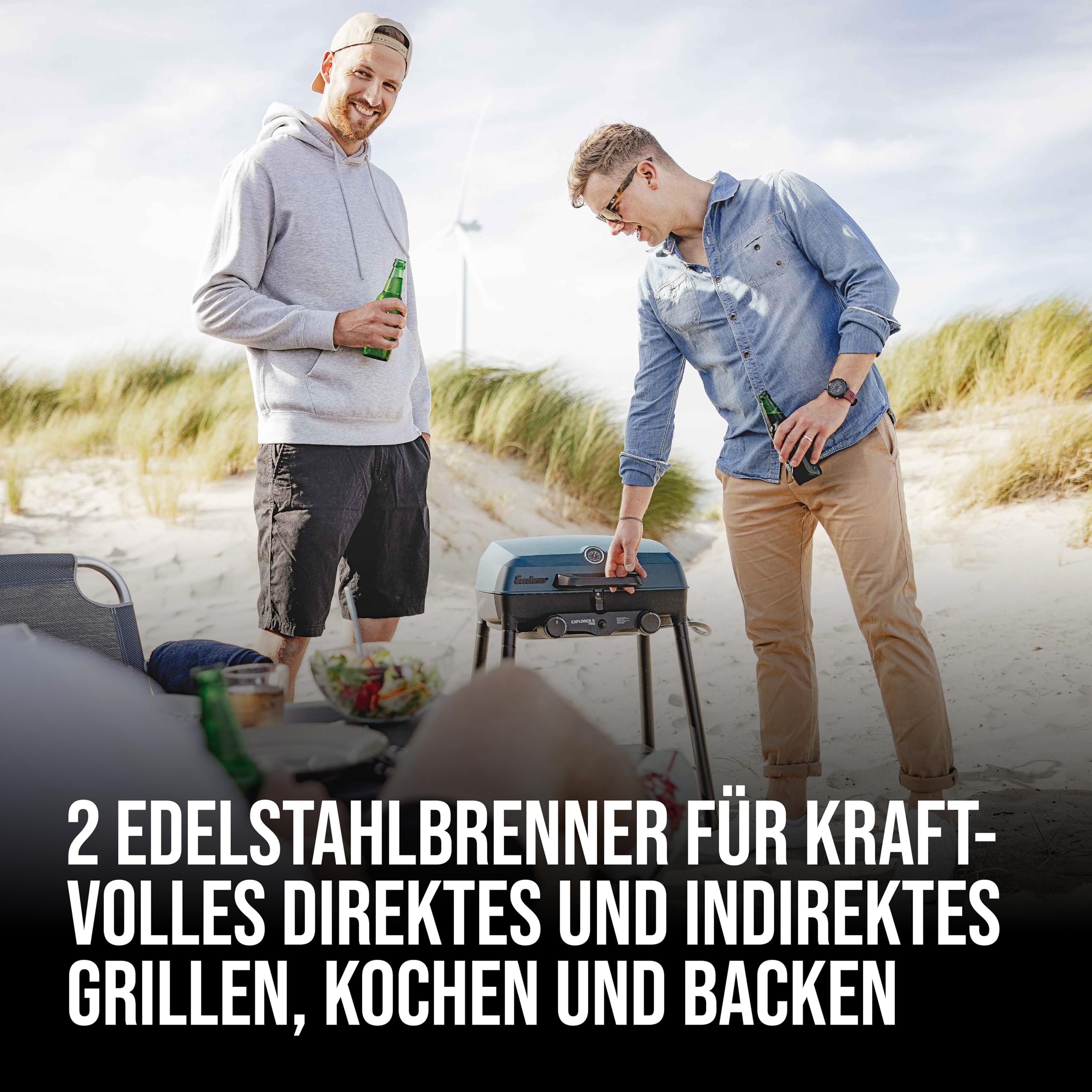 enders-explorer-ii-pro-camping-gasgrill-2-brenner-mit-thermometer-2108 image 2