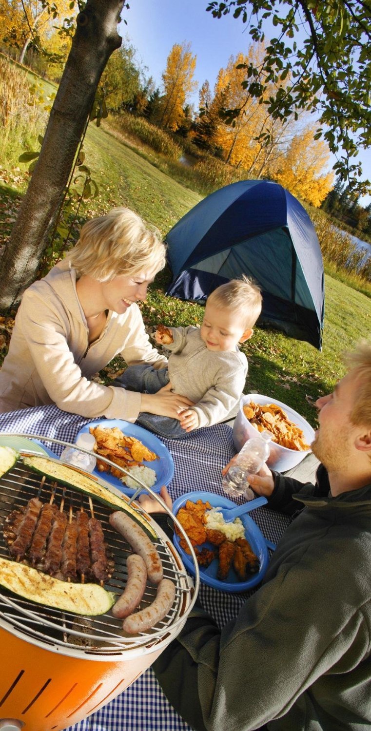lotusgrill-xl-starter-set-raucharmer-holzkohlegrill-feuerrot-mit-usb-anschluss image 8