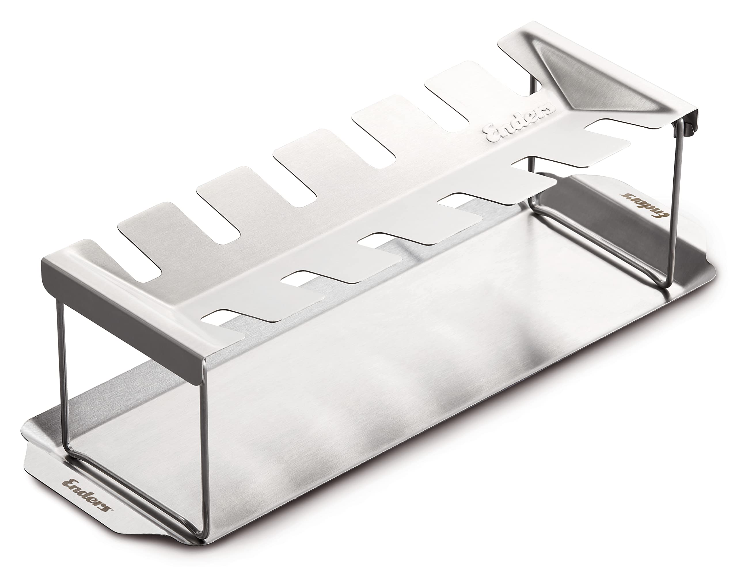 enders-chicken-wing-halter-8806-edelstahl-f-r-12-chicken-wings-mit-abtropfschale image 1