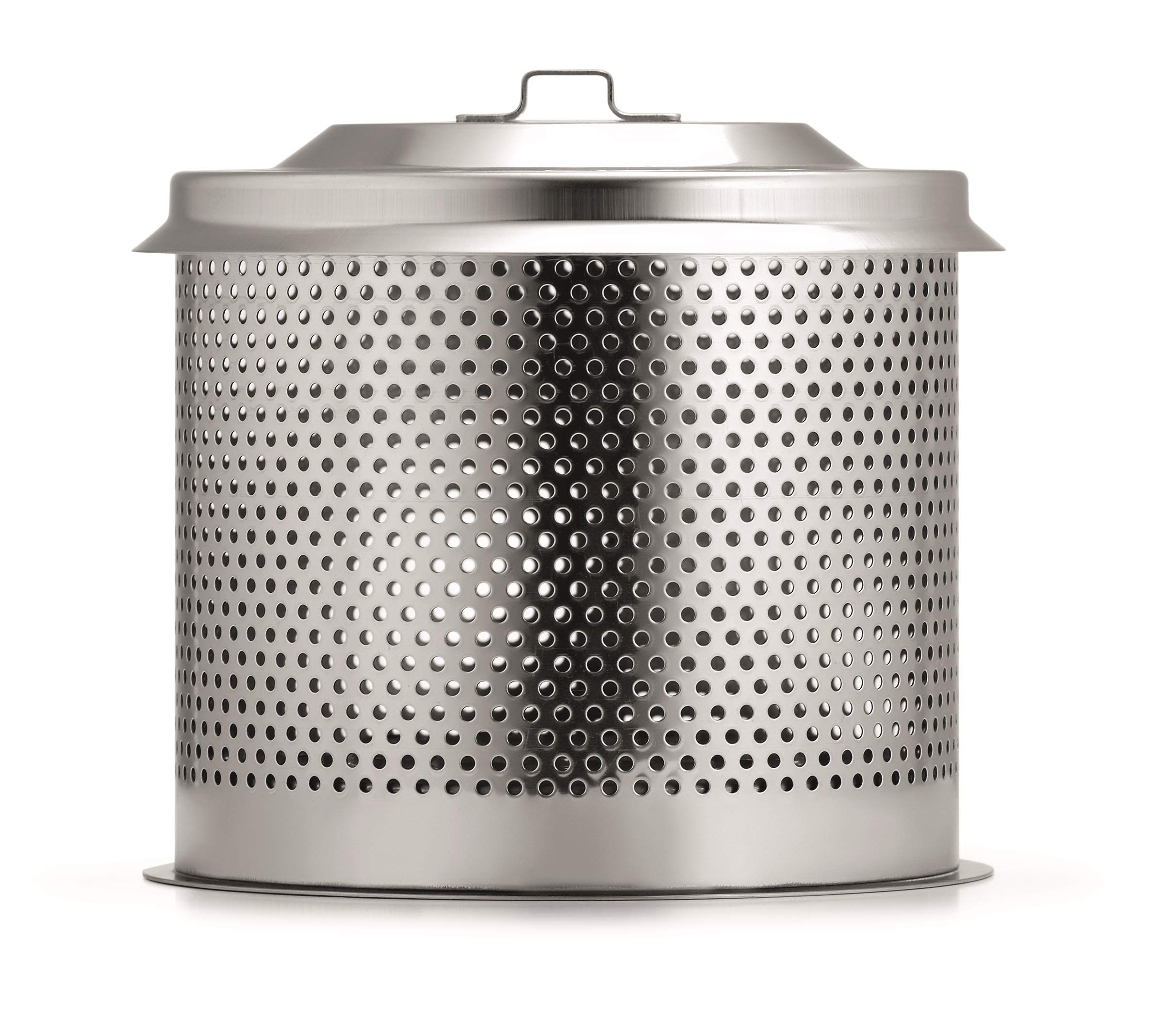 lotusgrill-kohlebeh-lter-g-hb2-d115-edelstahl-ersatz-korb-f-r-holzkohletrennung image 2