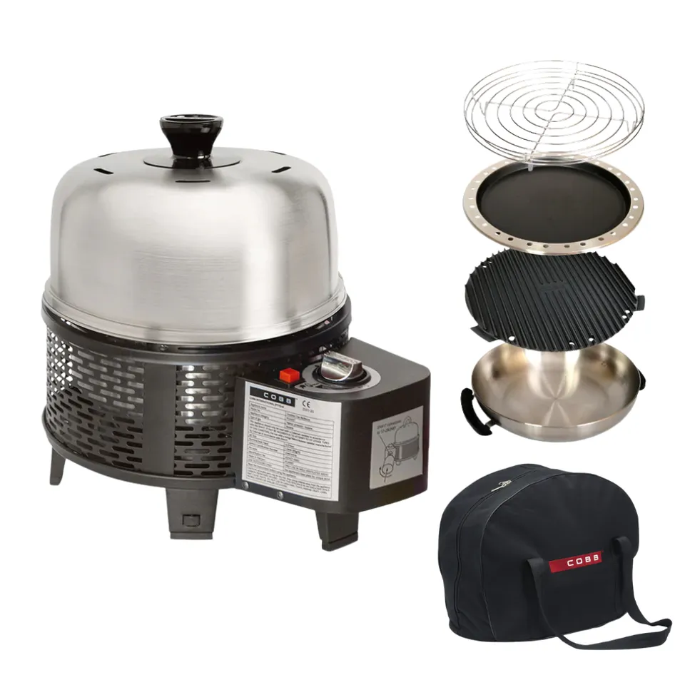 cobb-pro-gas-grill-starterpaket-mit-griddle-bratpfanne-und-bratrost image 1