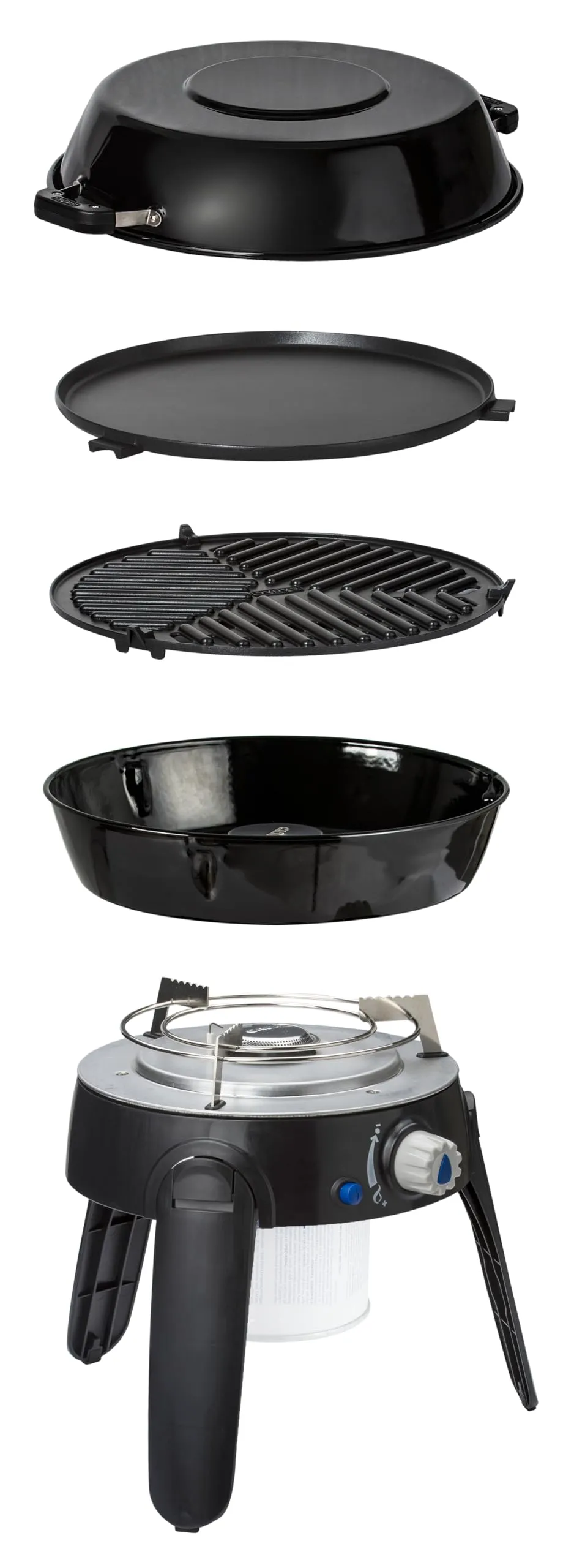 cadac-safari-chef-30-hp-gasgrill-schwarz-tragbar-3-kg image 1