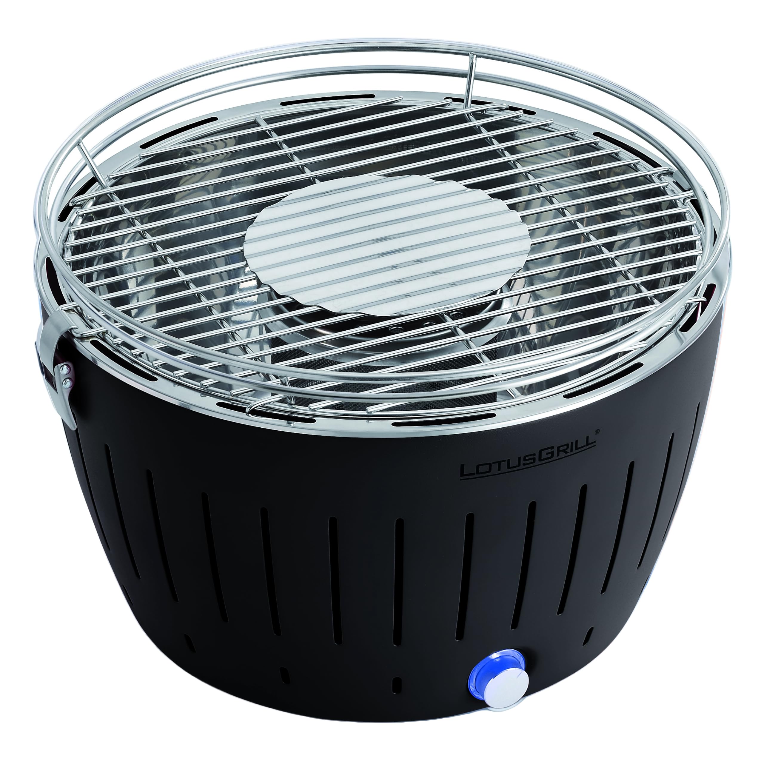 lotusgrill-classic-g340-anthrazitgrau-raucharmer-holzkohlegrill-tischgrill-mit-u image 2