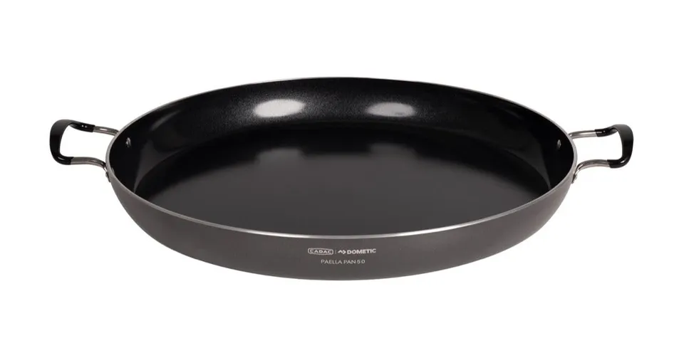 cadac-paellapfanne-50-48-cm-aus-aluminium-mit-ceramicoat-f-r-carri-chef-50 image 1