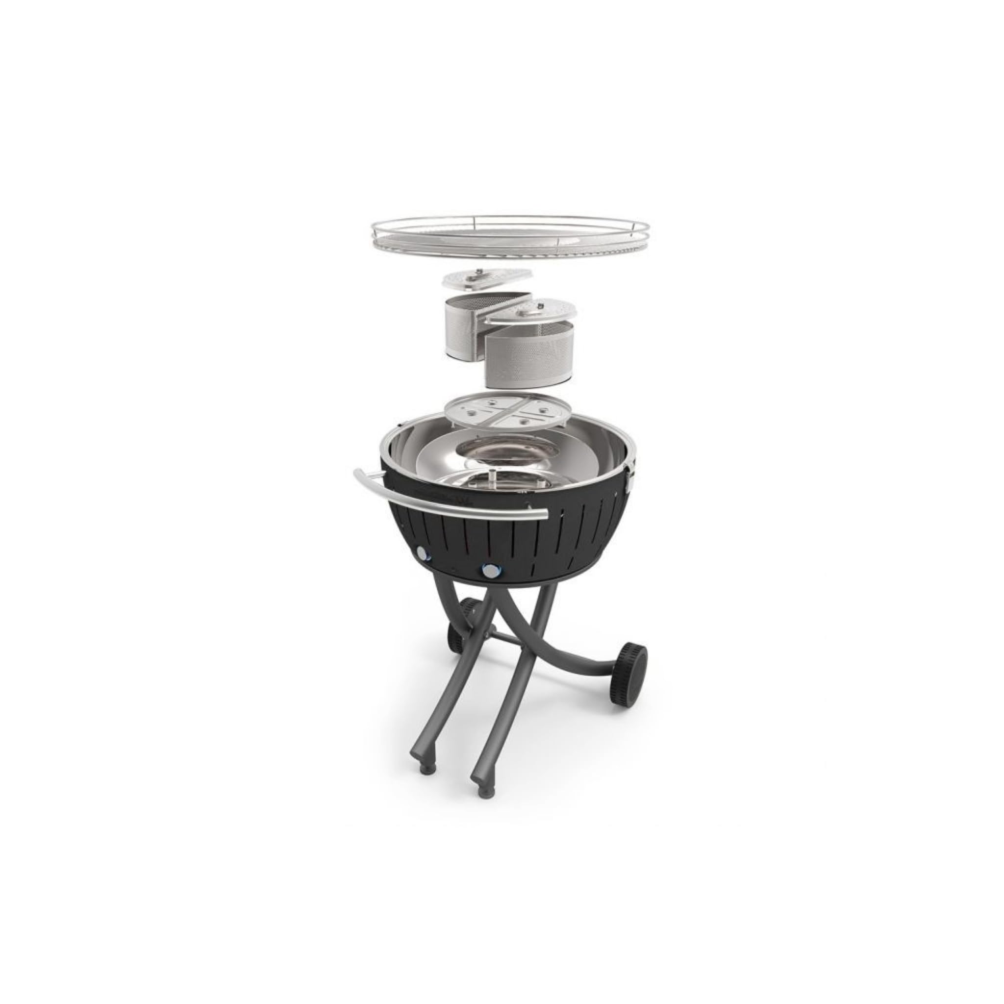 lotusgrill-xxl-g600-gartengrill-21-8-kg-anthrazitgrau-mit-usb-anschluss image 2