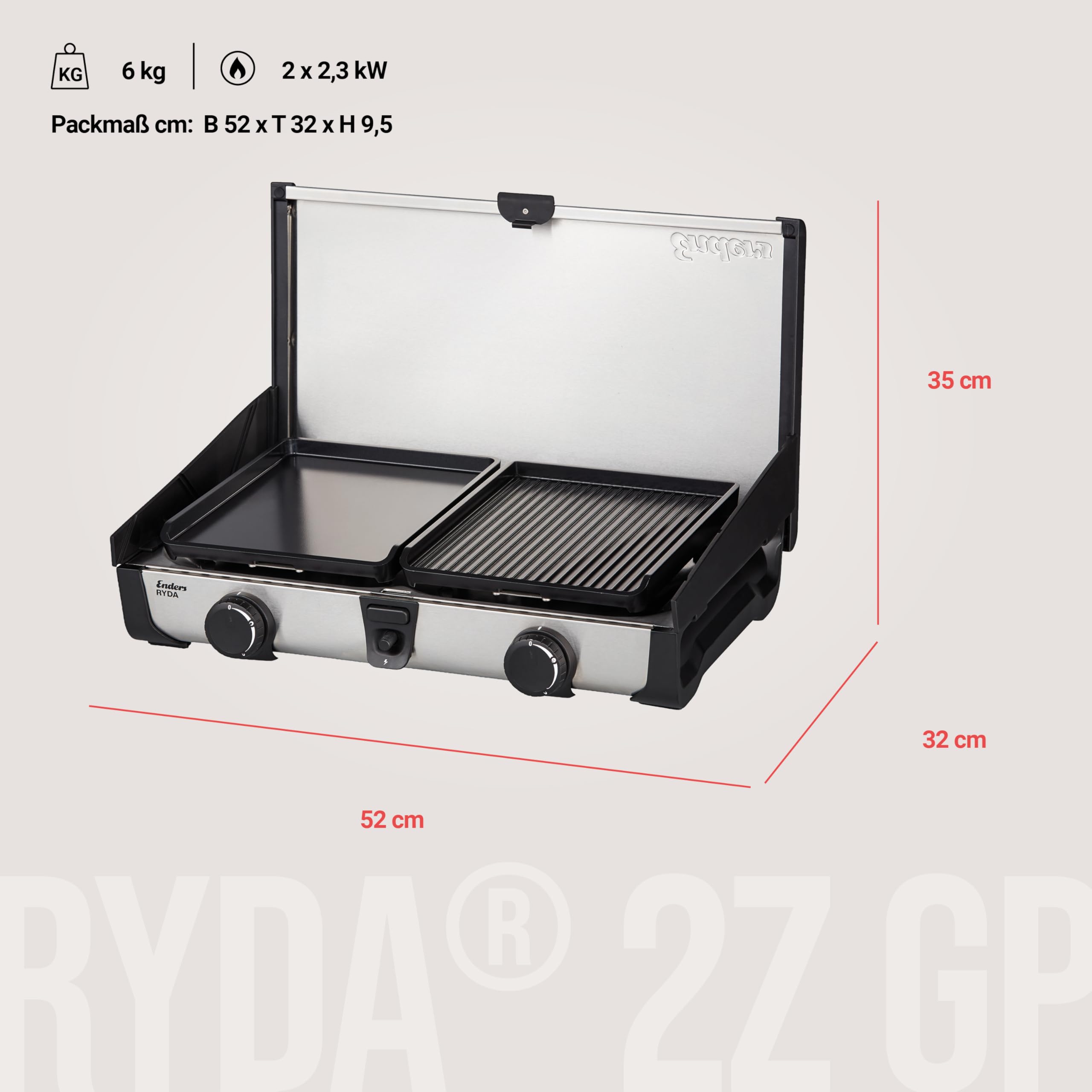 enders-ryda-2z-gp-2-flammiger-camping-gaskocher-mit-grillplatten image 6