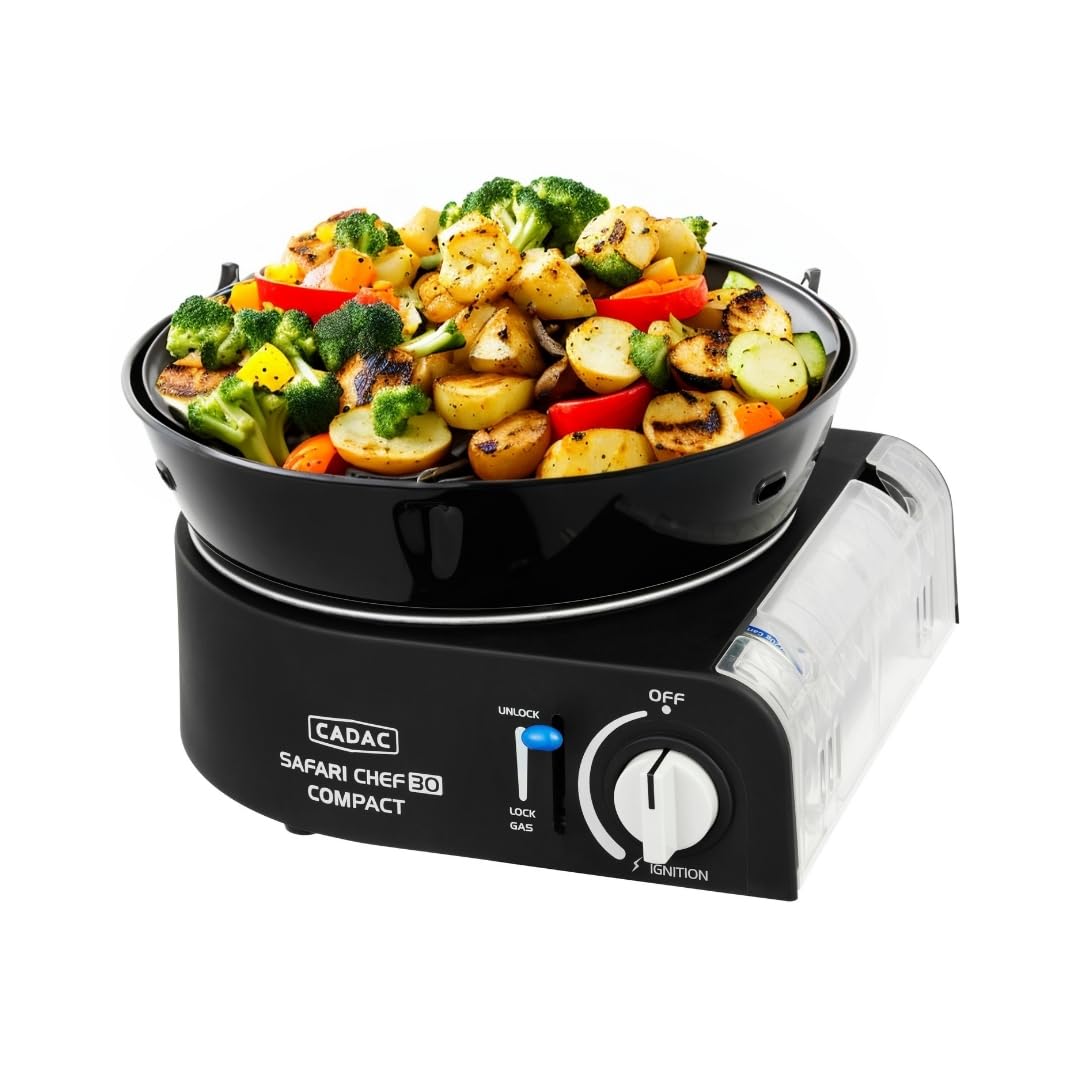 cadac-safari-chef-compact-30-gasgrill-tragbarer-gas-barbecue-50-mbar-aus-stahl-a image 2