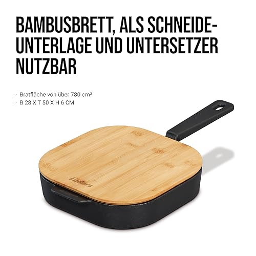 enders-guss-bratpfanne-l-mit-bambus-brett-b38xt50xh6cm image 6