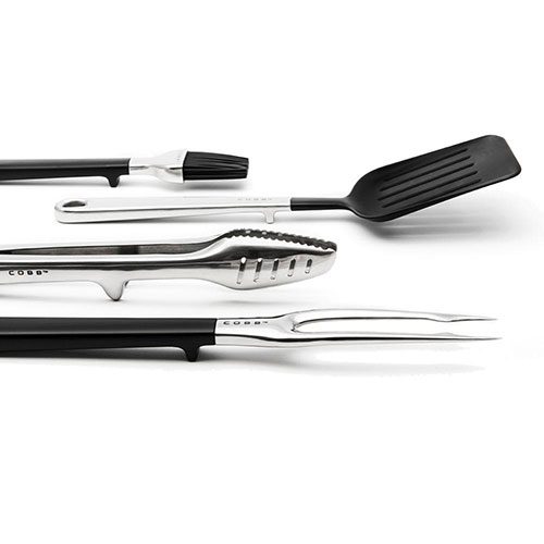 cobb-4-teiliges-grillbesteck-set-aus-edelstahl-und-silikon image 1