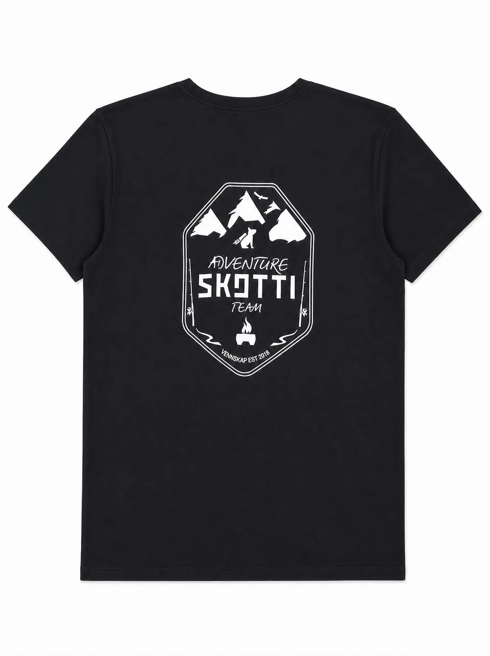 skotti-adventure-club-t-shirt-bio-baumwolle-mit-logo-und-r-ckenprint-wei image 1