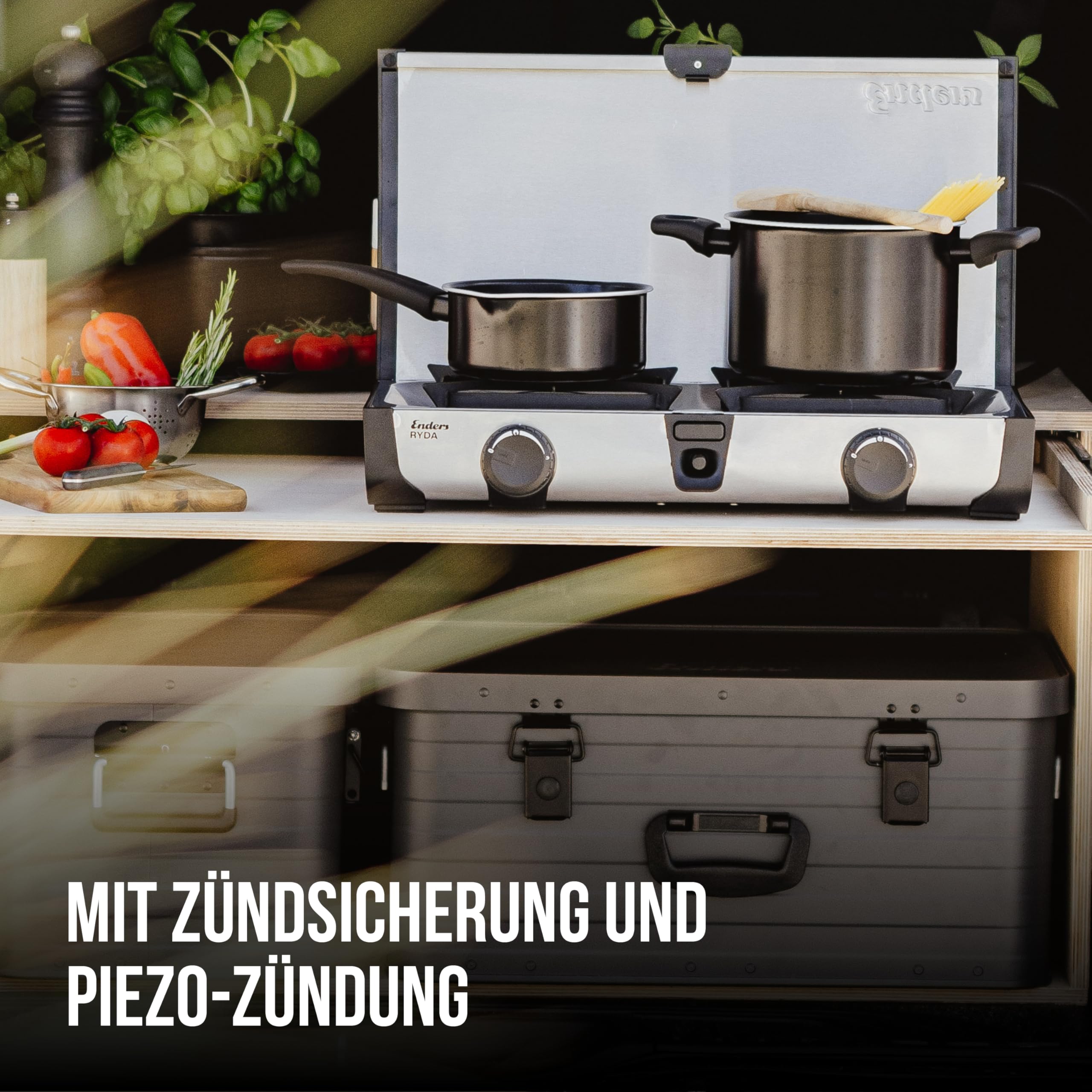 enders-ryda-2z-gp-2-flammiger-camping-gaskocher-mit-grillplatten image 3