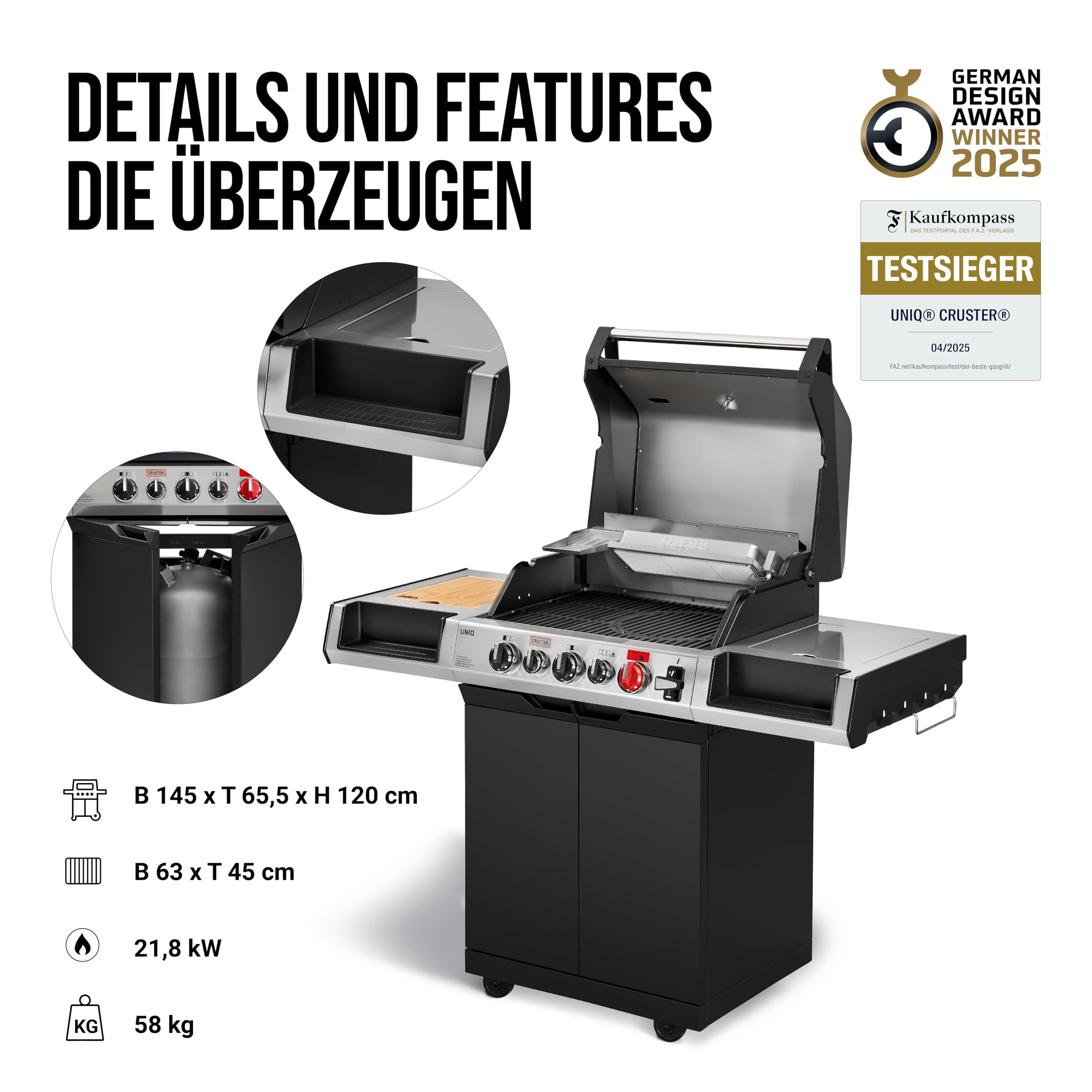 enders-gasgrill-uniq-3-ik-cruster-3-edelstahlbrenner-800-c-turbo-zone image 6