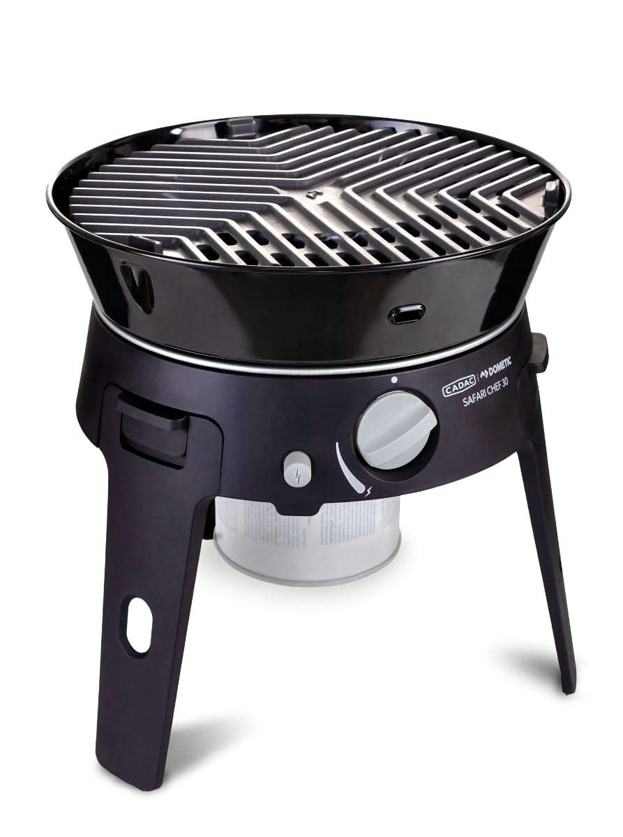 cadac-safari-chef-30-lp-deluxe-gasgrill-pizzastein-pro-30-bundle image 8