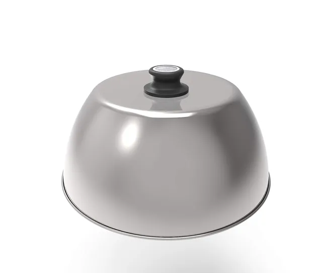 lotusgrill-grillhaube-xl-g435-edelstahl-mit-thermometer image 1