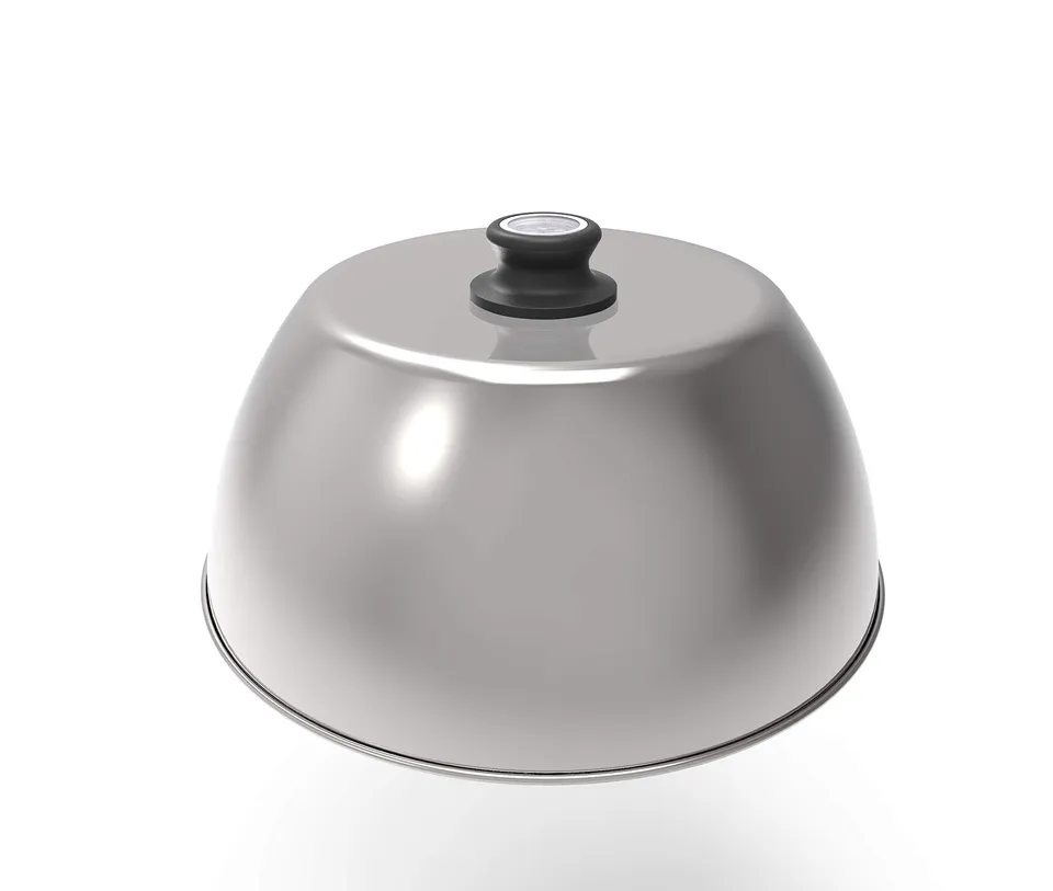 lotusgrill-grillhaube-xl-g435-edelstahl-mit-thermometer image 1