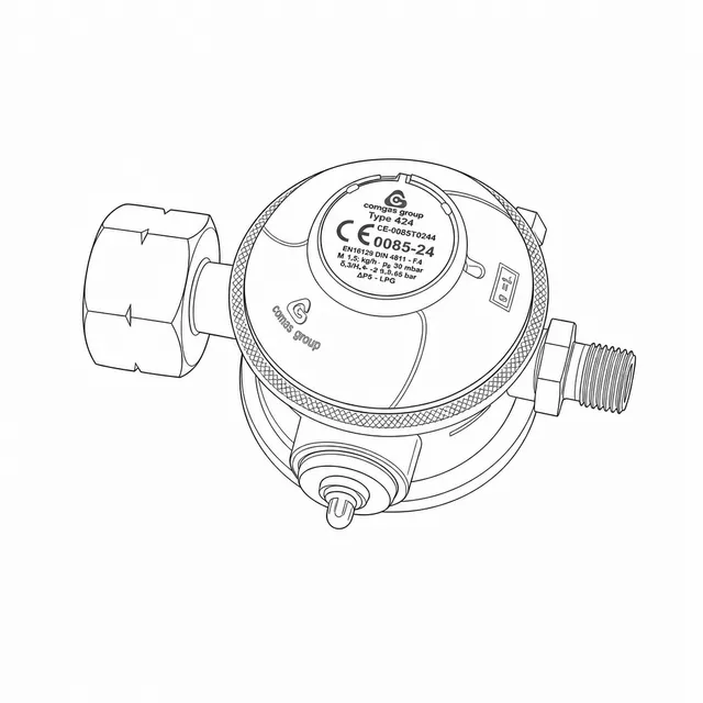 beefer-druckregler-50-mbar-zweistufig-f-r-gasgrill image 1
