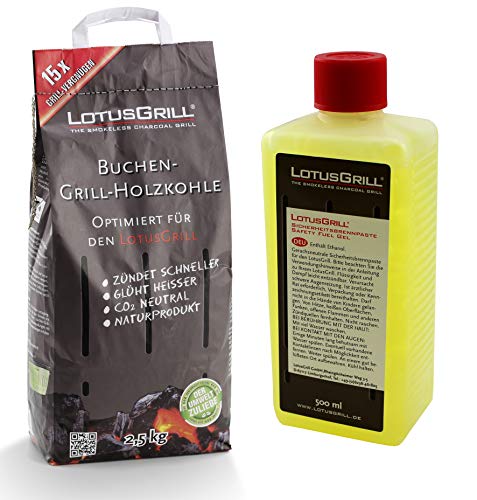 lotusgrill-buchenholzkohle-2-5-kg-brennpaste-500-ml-starterset-f-r-raucharmes-gr image 4