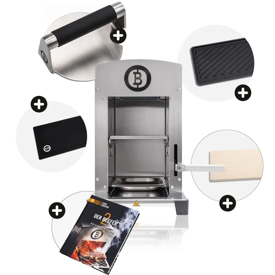 beefer-summer-bundle-e-beefer-pro-ii-elektro-oberhitzegrill-set image 1