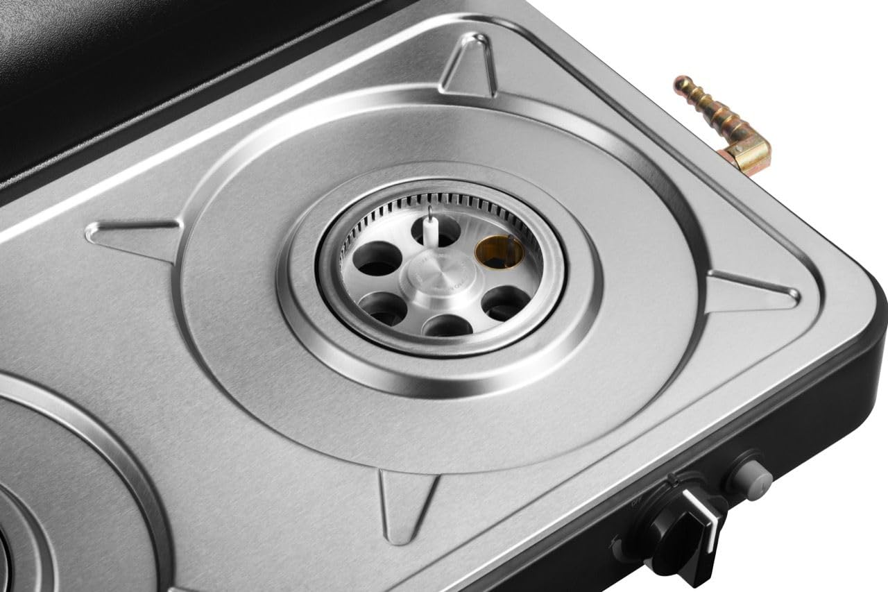 cadac-2-cook-3-turbo-stove-gas-campingkocher-grill-schwarz-gr-n-stahl-aluminium image 3