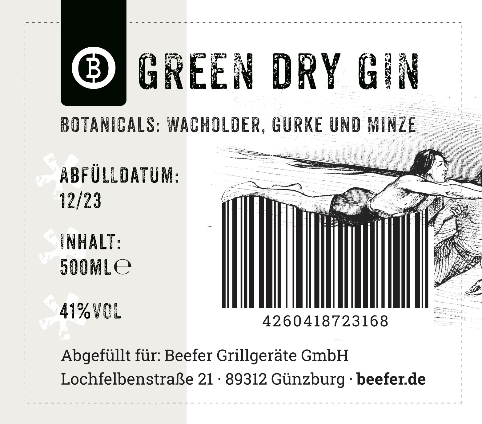 beefer-greendry-gin-premium-gin-flasche image 4