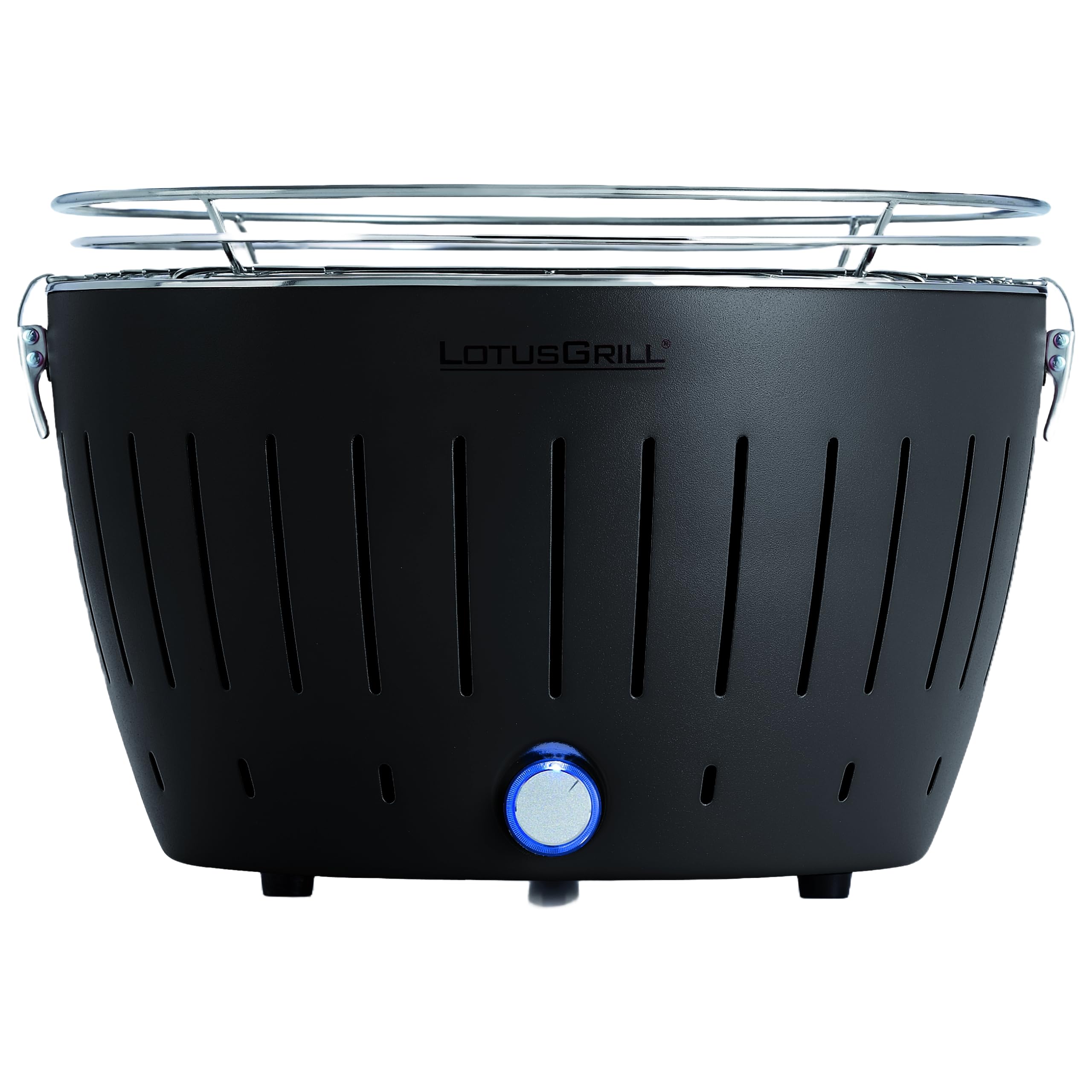 lotusgrill-classic-g340-anthrazitgrau-raucharmer-holzkohlegrill-tischgrill-mit-u image 1