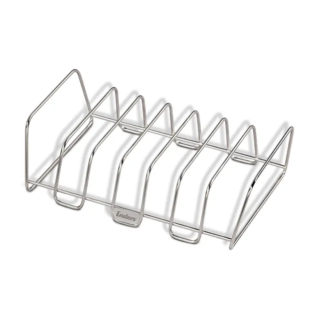 enders-8823-rippchen-und-bratenhalter-aus-edelstahl-halter-f-r-7-spareribs image 1