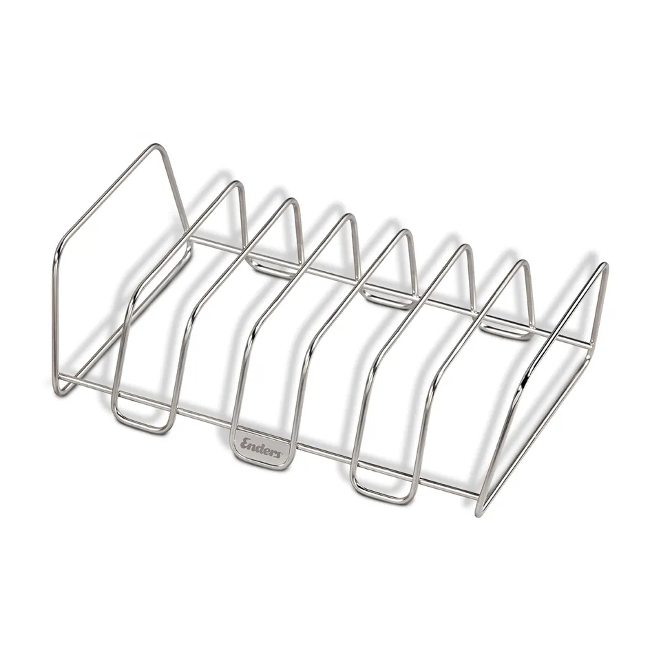 enders-8823-rippchen-und-bratenhalter-aus-edelstahl-halter-f-r-7-spareribs image 1