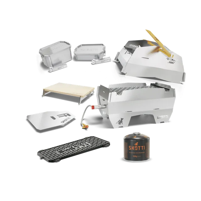 skotti-outdoorkitchen-bundle-grill-cap-boks-stone-flip-kast-gas image 1