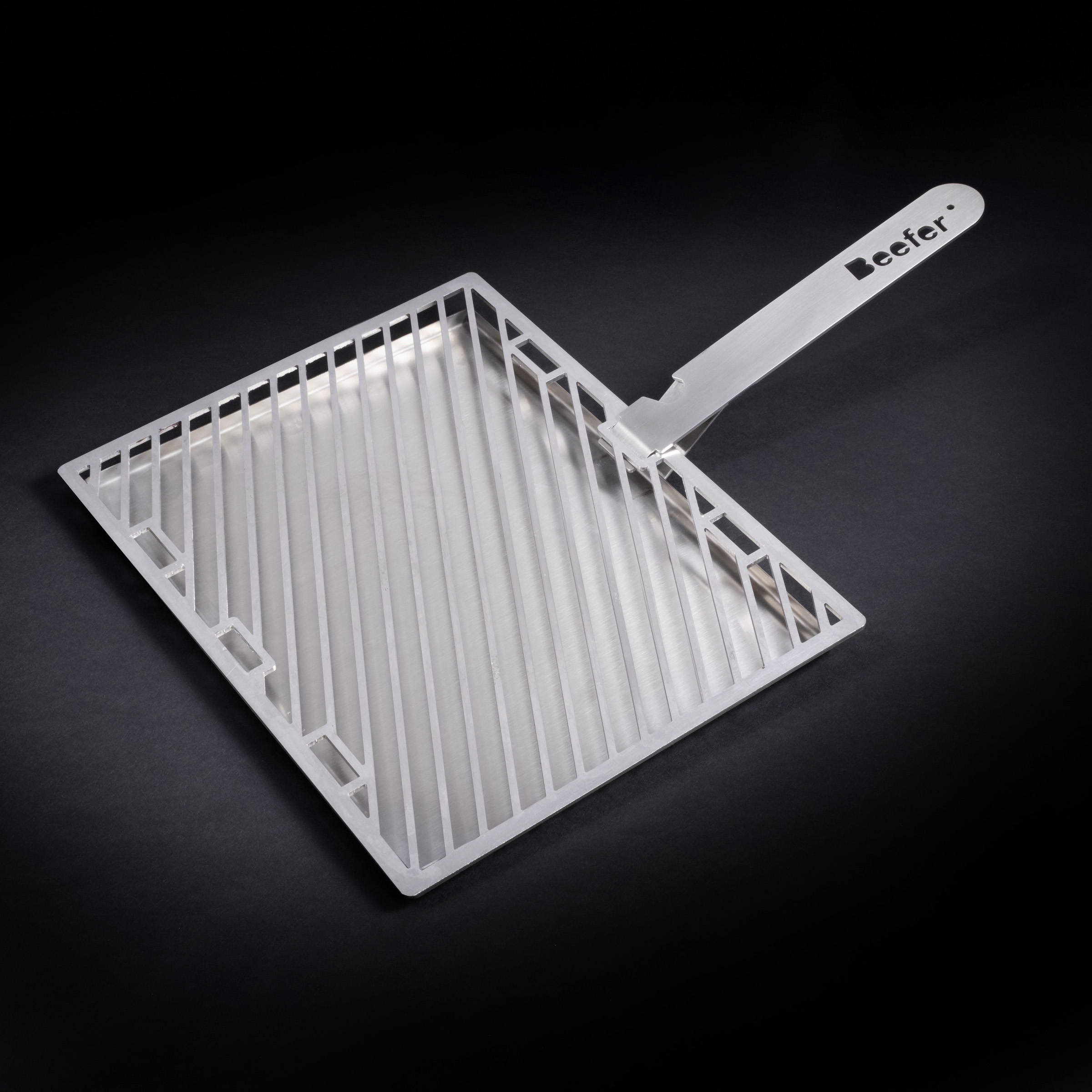 beefer-grillrostgriff-mit-abtropfschale-xl-aus-edelstahl image 3