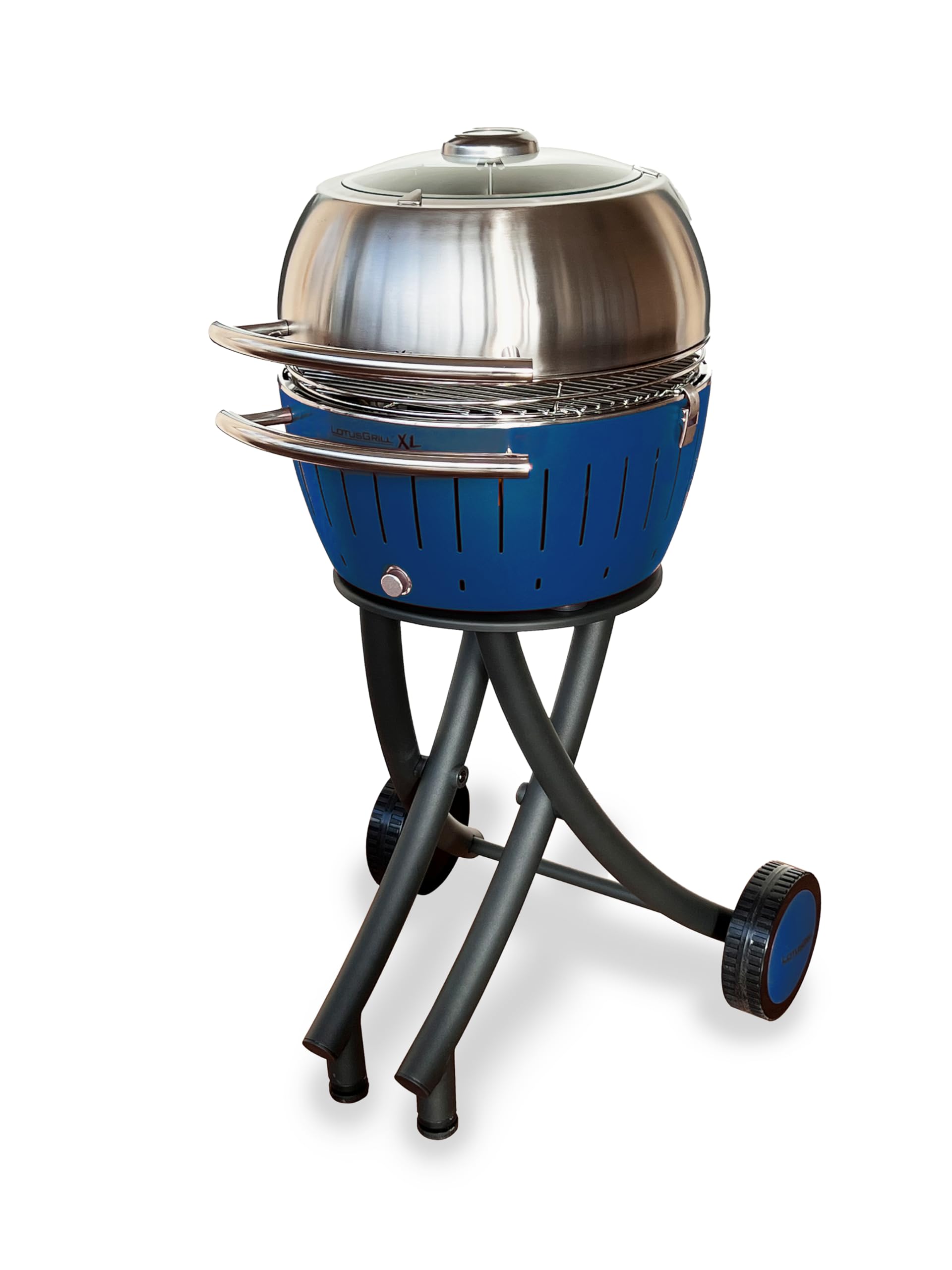 lotusgrill-xl-gartengrill-set-mit-grillwagen-und-edelstahl-haube-limettengr-n image 7