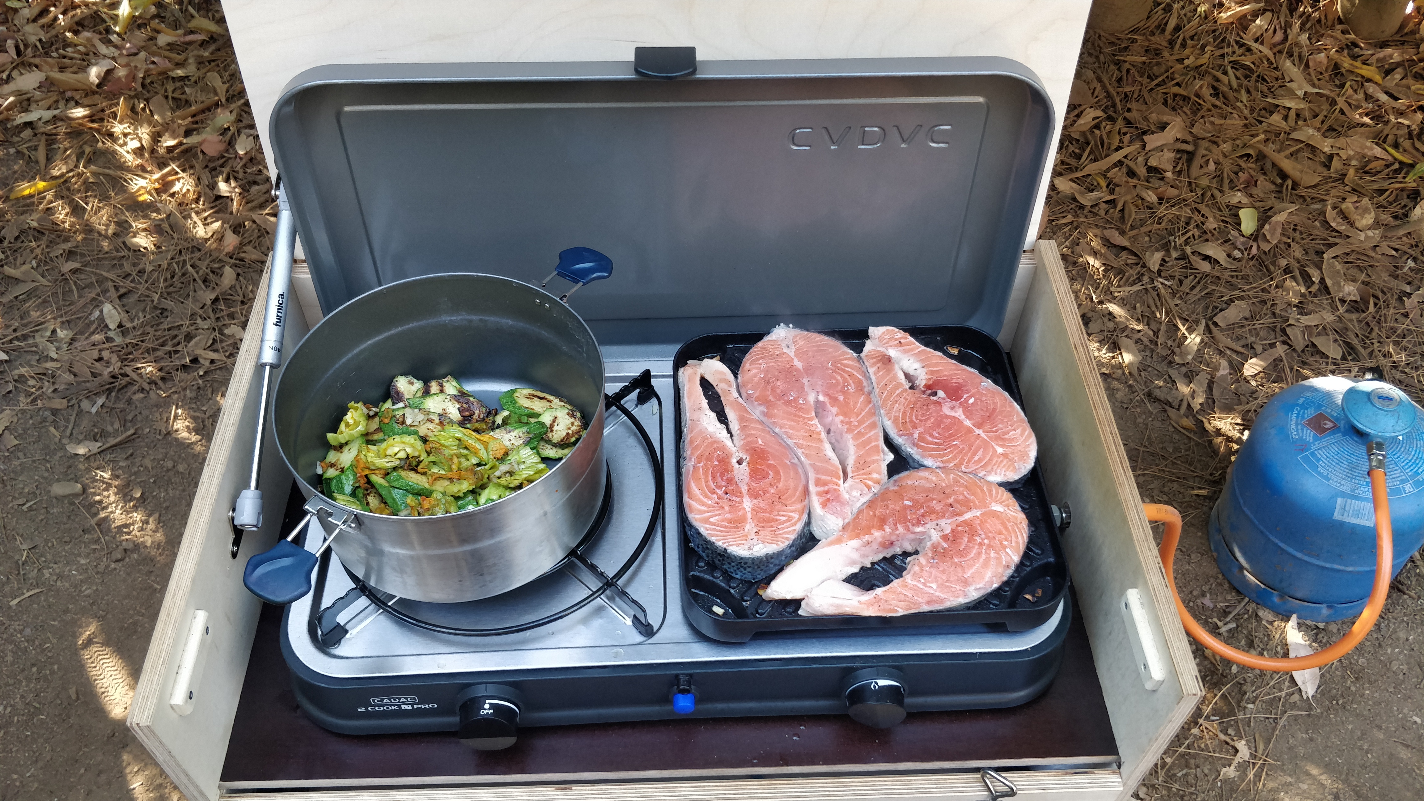 Toller Tischgrill für Camping und Balkon