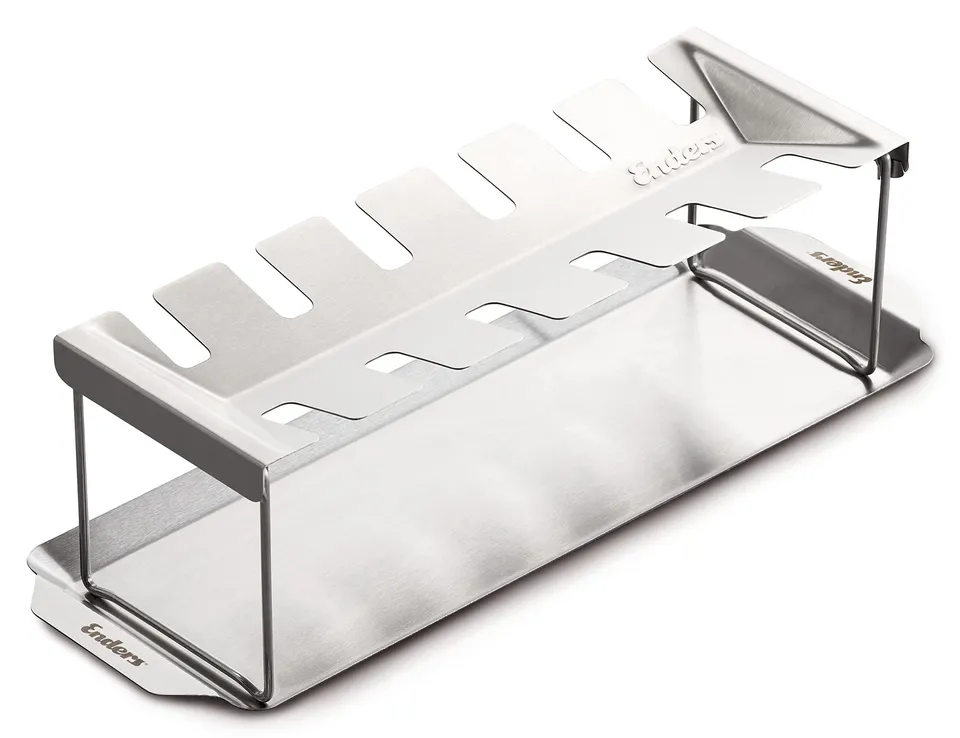 enders-chicken-wing-halter-8806-edelstahl-f-r-12-chicken-wings-mit-abtropfschale image 1