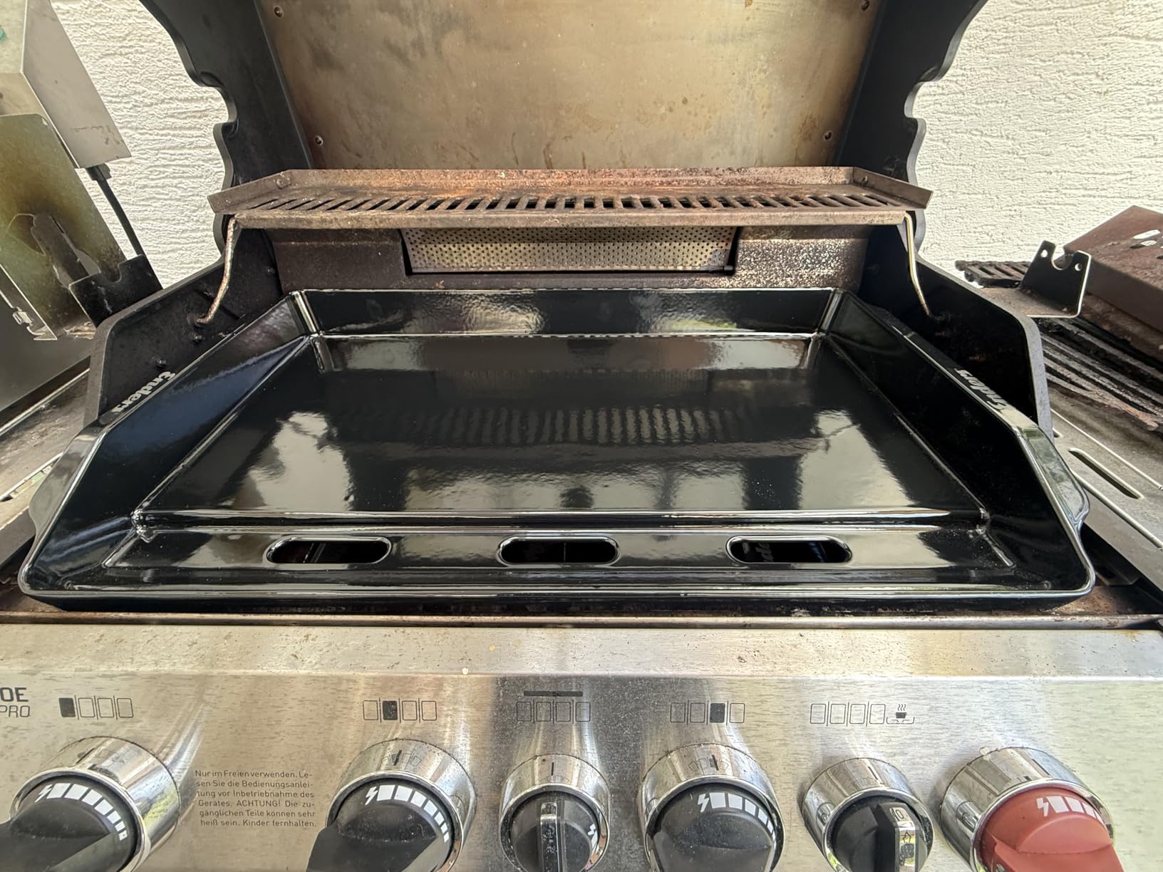 Riesige Grillfläche, mega Röstaromen