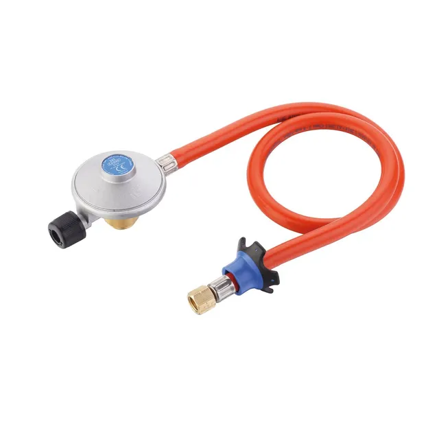 cadac-gewindekartuschen-regler-50-mbar-mit-85-cm-schlauch-metall-kunststoff image 1