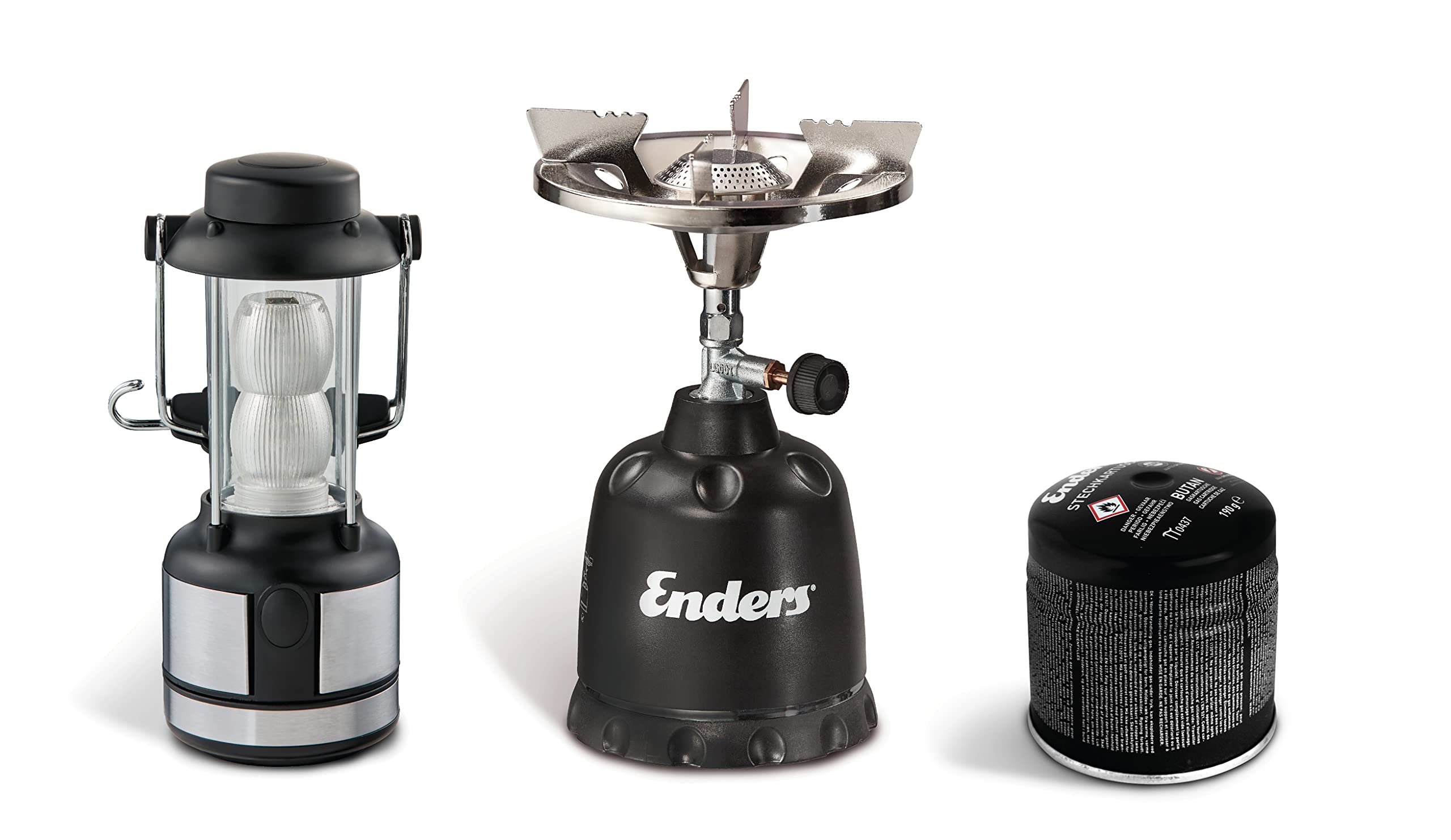 enders-6431-trekking-set-gaskocher-olymp-kartusche-shine-led-leuchte image 1