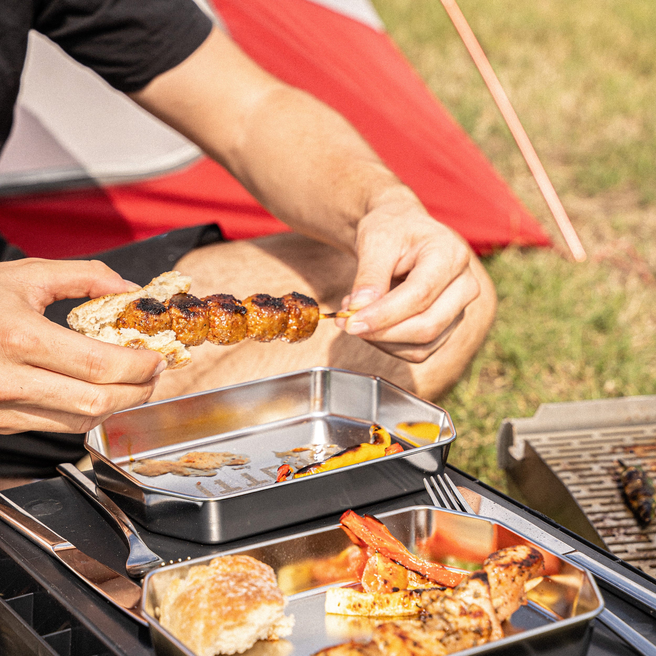 skotti-camping-teller-set-4x-plade-edelstahl-teller-f-r-outdoor image 2