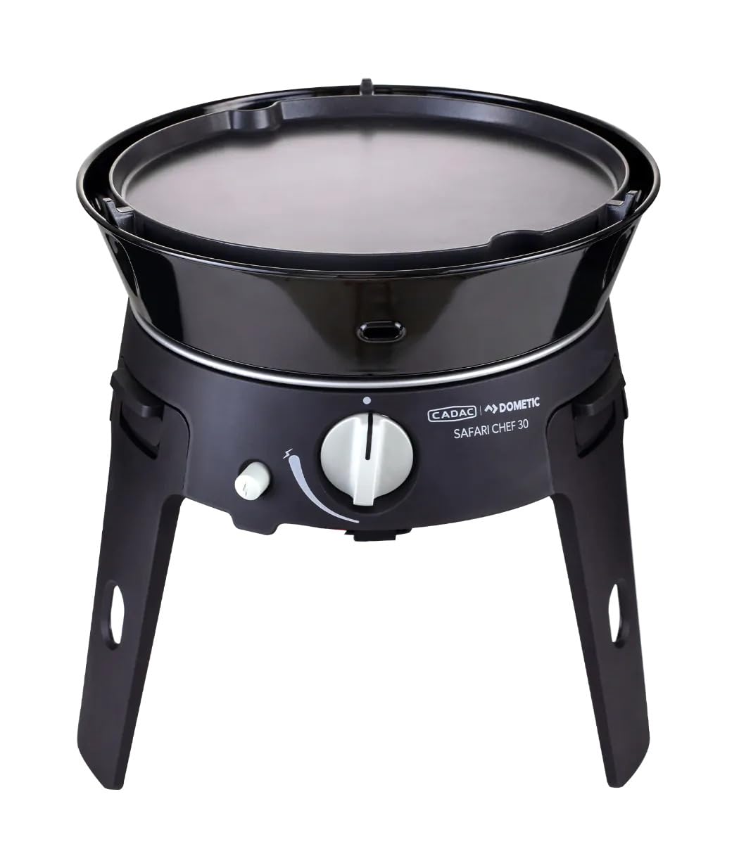 cadac-safari-chef-30-lp-deluxe-gasgrill-pizzastein-pro-30-bundle image 2