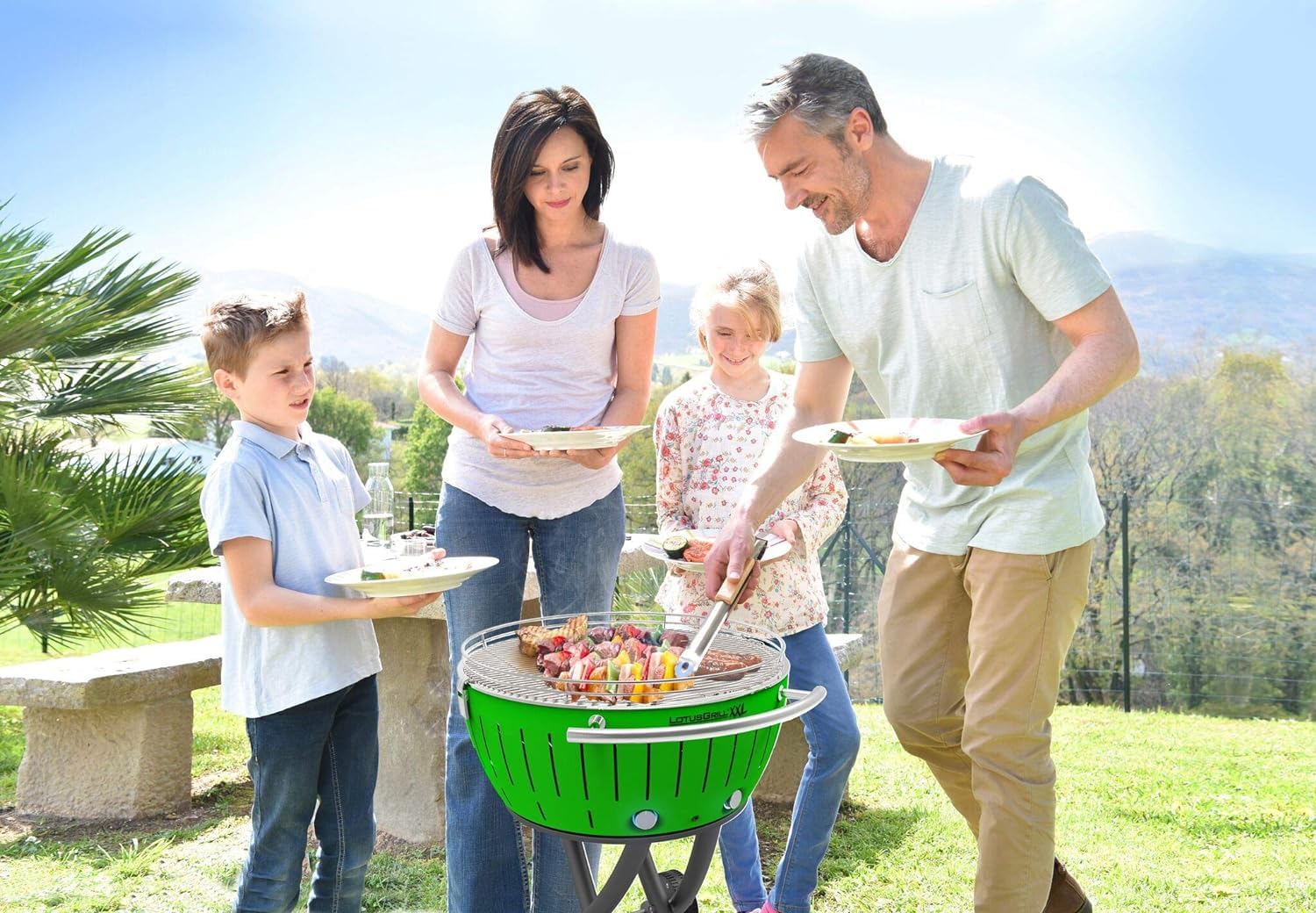 lotusgrill-xxl-g600-gartengrill-21-8-kg-anthrazitgrau-mit-usb-anschluss image 3