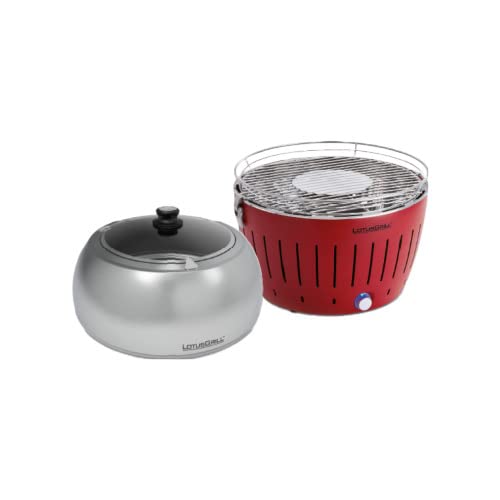 lotusgrill-grillhaube-edelstahl-classic-dk-sg-34-mit-thermometer-und-sichtglas image 3