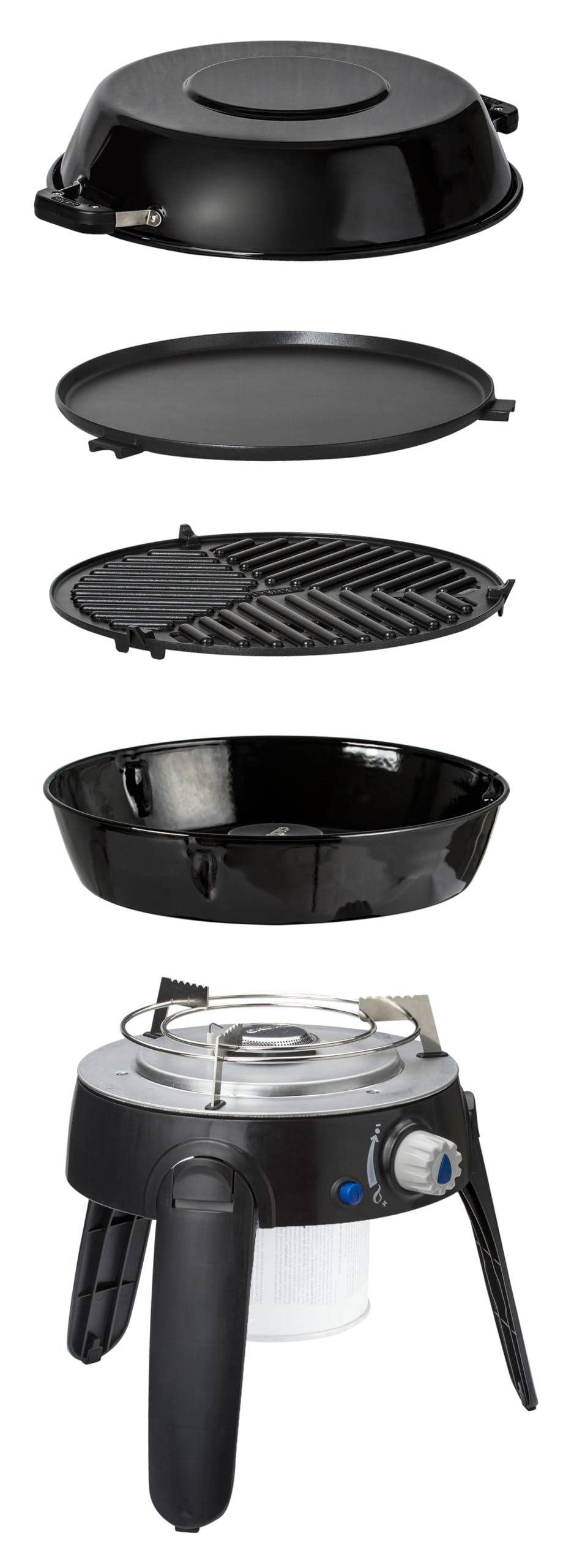 cadac-safari-chef-30-hp-gasgrill-schwarz-tragbar-3-kg image 1