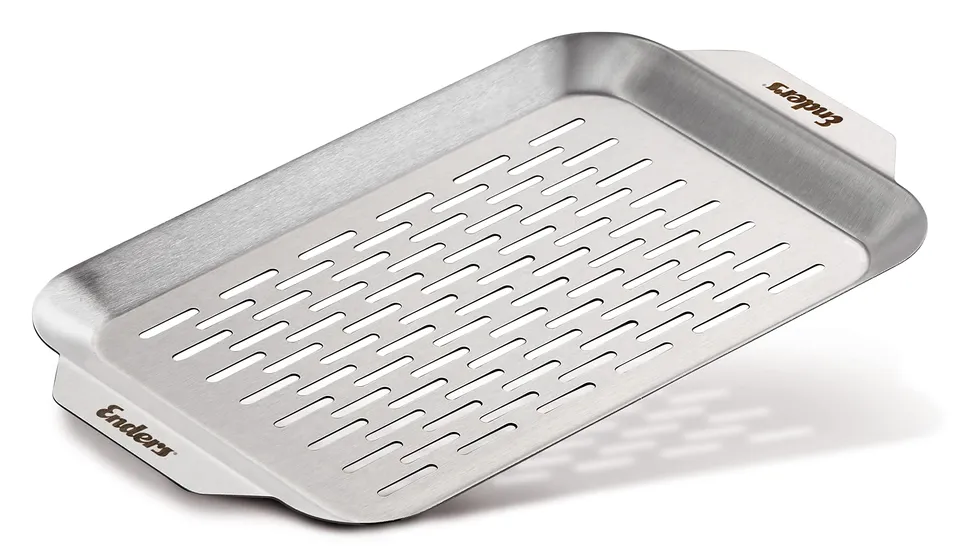 enders-grillschale-8804-edelstahl-b32-x-t19-cm-f-r-fisch-und-empfindliches-grill image 1