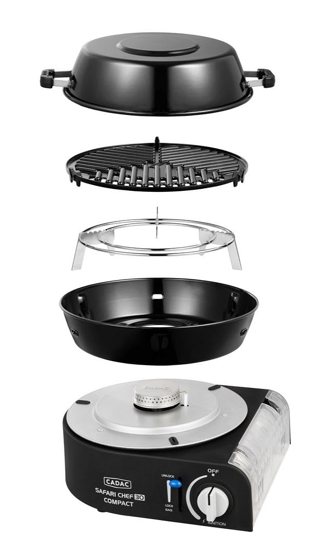 cadac-safari-chef-compact-30-lite-gasgrill-stahl-aluminium-kunststoff-50-mbar image 1