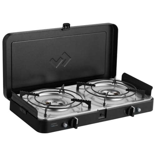 cadac-2-cook-3-turbo-stove-gas-campingkocher-grill-schwarz-gr-n-stahl-aluminium image 8