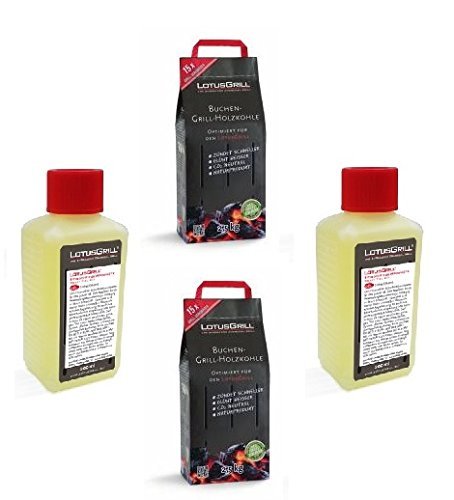lotusgrill-buchenholzkohle-2x-2-5-kg-brennpaste-200-ml-set-f-r-raucharmes-grille image 8